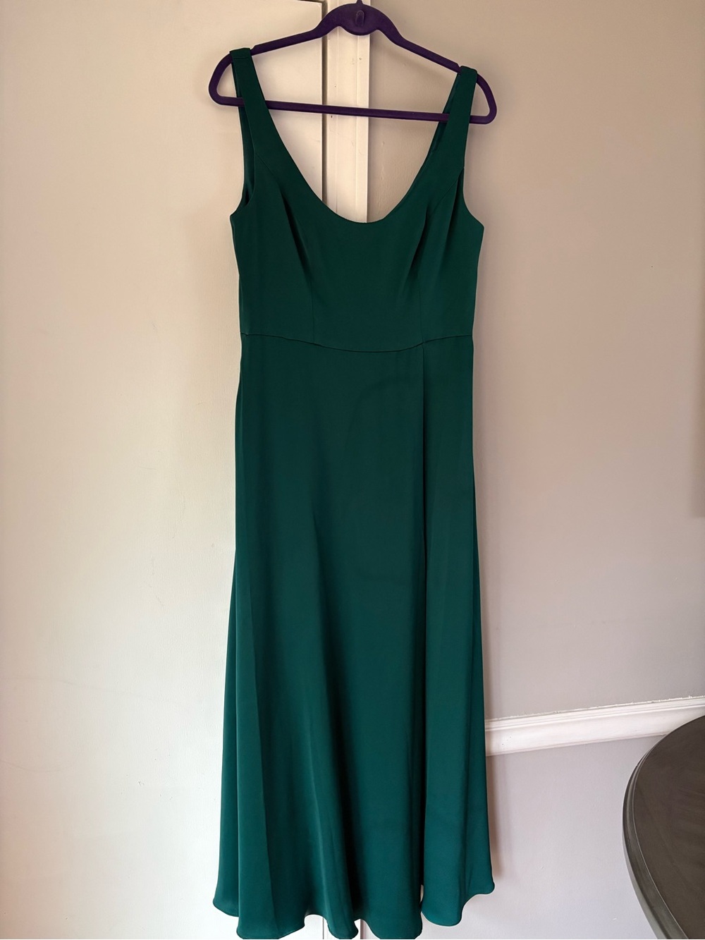 David's Bridal Emerald Green Dress